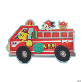 FIRE TRUCK PUPS FLOOR PUZZLE