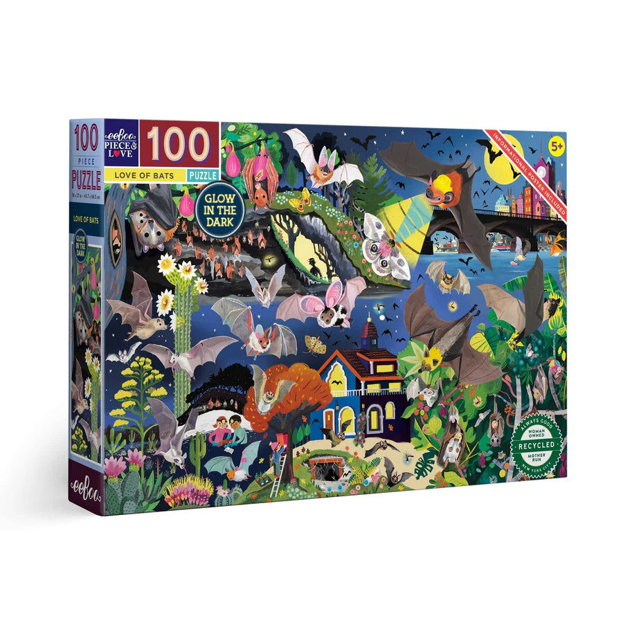 LOVE OF BATS 100 PC PUZZLE