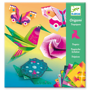 ORIGAMI TROPICS BUTTERFLY & FLOWERS