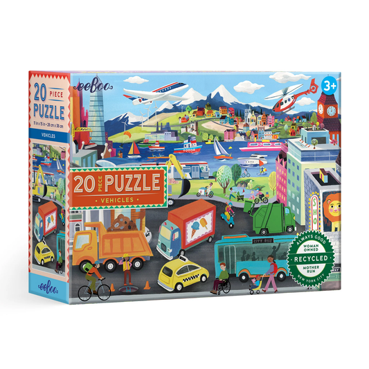 VEHICLES 20 PIECE PUZZLE