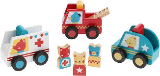 WOODEN RESCUE VEHICLES