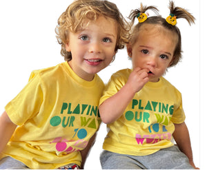 CAYTON KIDS TEE: PLAYING OUR WAY TO A BETTER WORLD